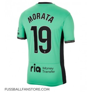 Atletico Madrid Alvaro Morata #19 Replik 3rd trikot 2023-24 Kurzarm